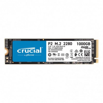 SSD M.2 NVMe Crucial PCIe P2 1 Tb