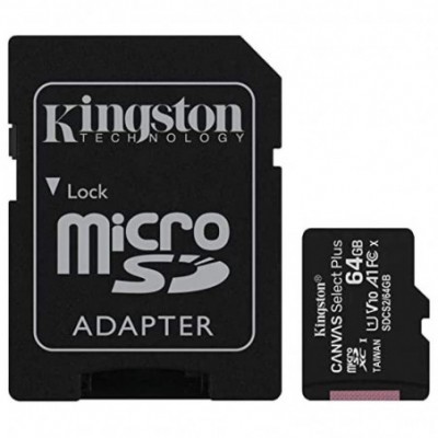 Memoria SDHC Kingston CANVAS Select Plus 64GB Class 10